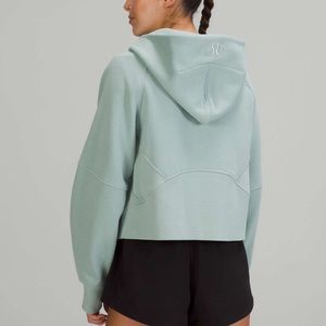 Lululemon Full Zip scuba XS/S in Silver Blue